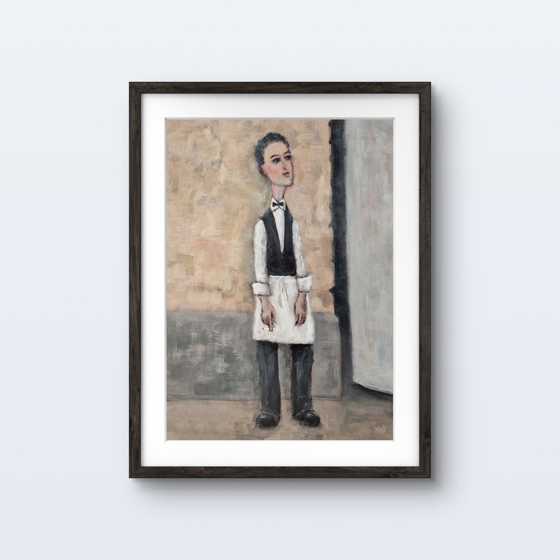 A Quick Break by Stephen Roby. Framed Image.