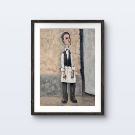 A Quick Break by Stephen Roby. Framed Image.