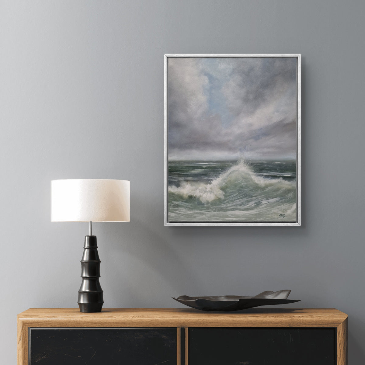 Crest by Stephen Roby. Framed Image.