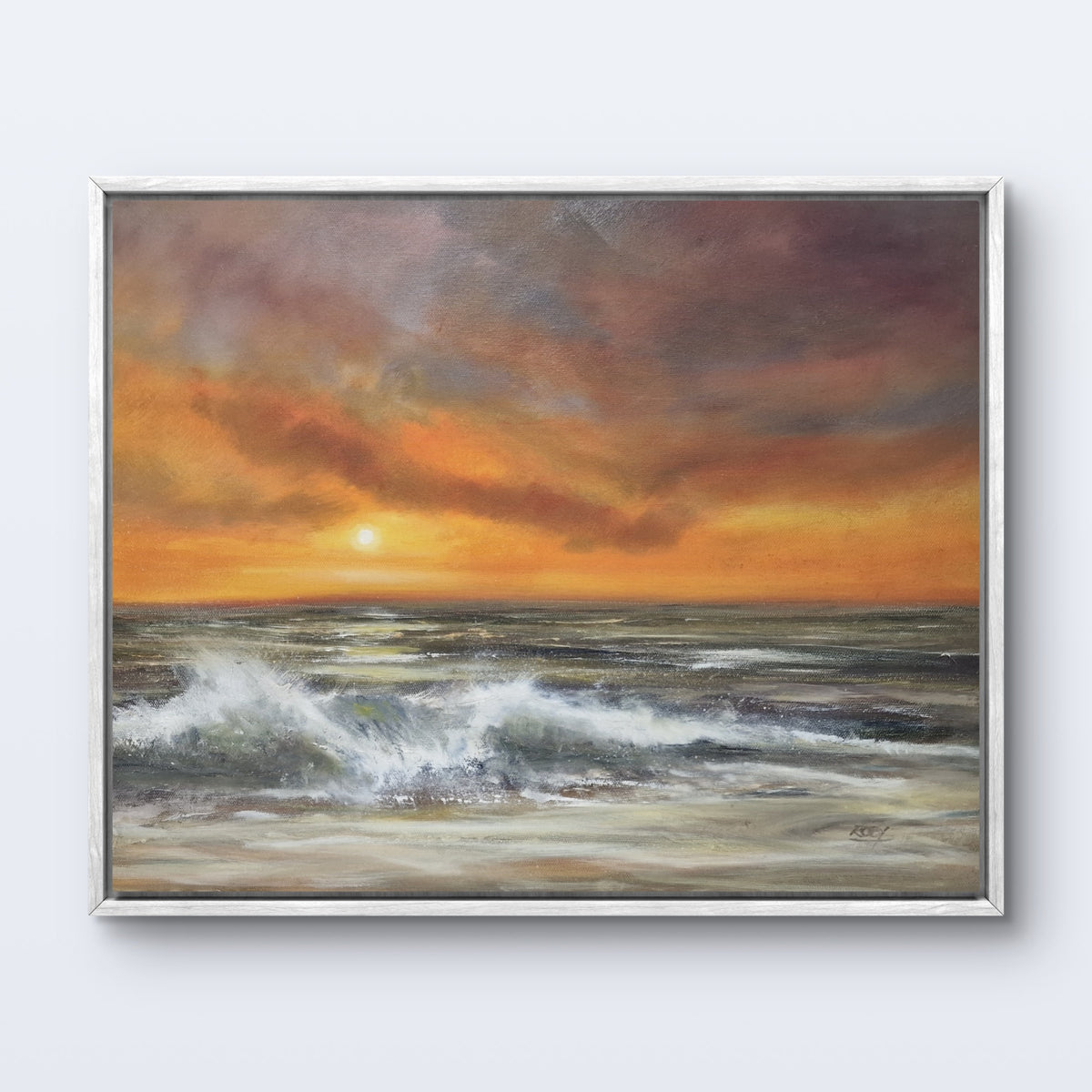 Fading Light by Stehen Roby. Framed Image.