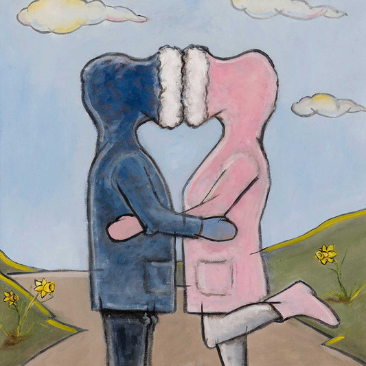 First Kiss by Stephen Roby. Zoomed Image.