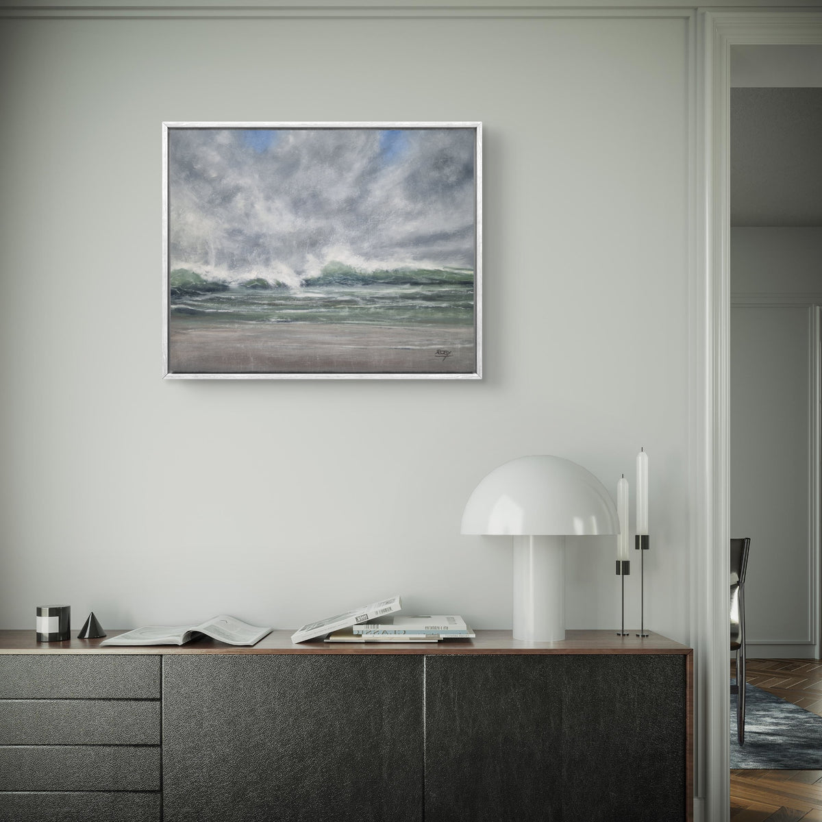 First Wave by Stephen Roby. Framed Image.