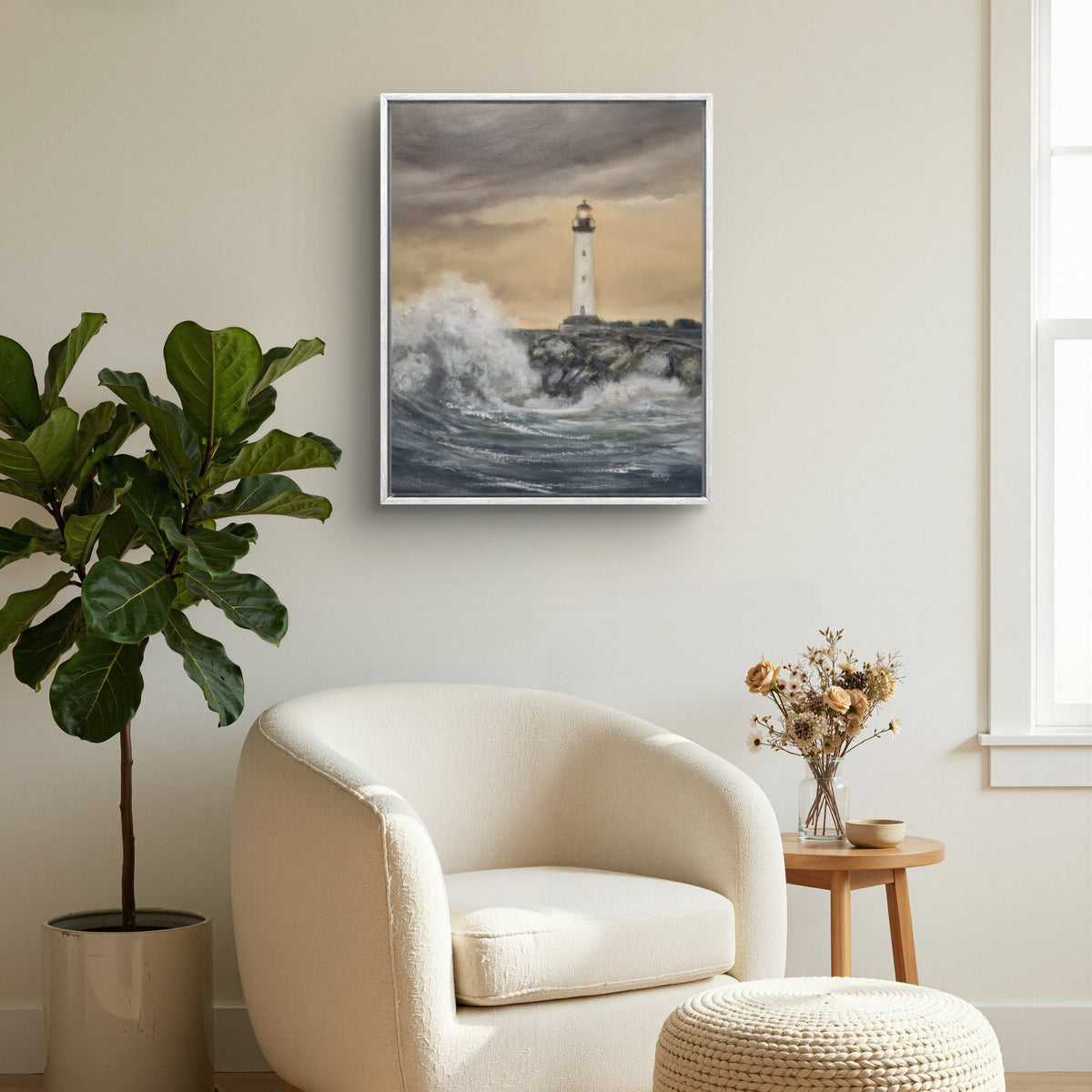 Guiding Light by Stephen Roby. Framed Image.