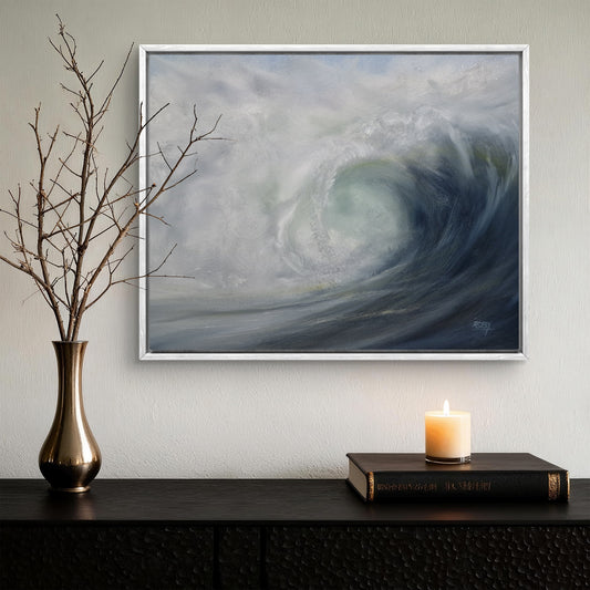 Eye Of The Wave by Stephen Roby. Framed Image.