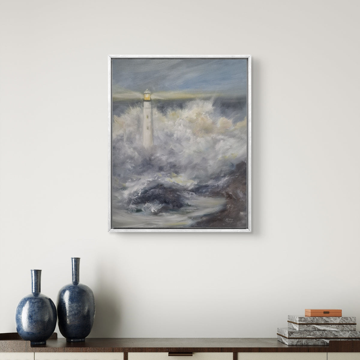 Through The Storm by Stephen Roby. Framed Image.